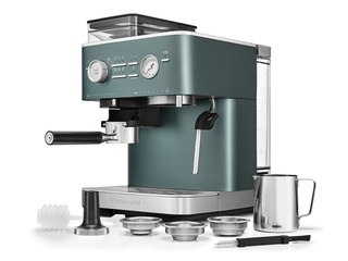 Kohvimasin KitchenAid koos kohviveskiga, khaki