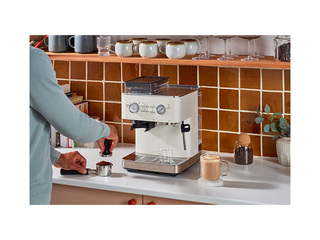 Кофемашина KitchenAid с кофемолкой, фарфоровая