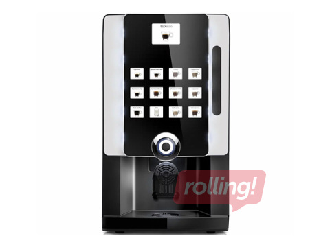Coffee machine Rhea BL eC with 4 containers and 2 mixers, white