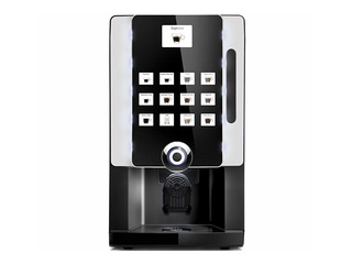 Coffee machine Rhea BL eC with 4 containers and 2 mixers, white