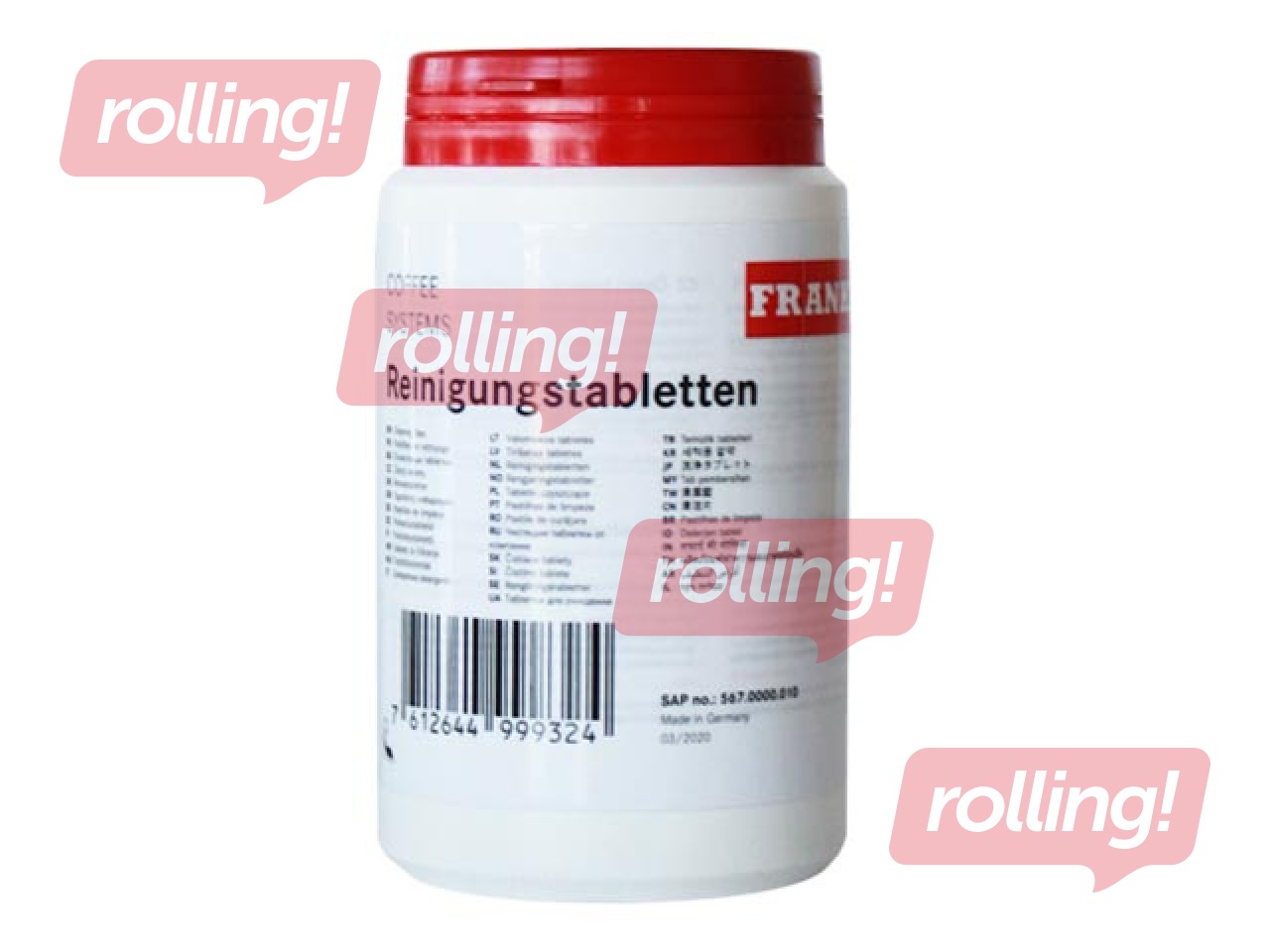 Cleaning tablets Franke, 2.3g, 100 pcs. 