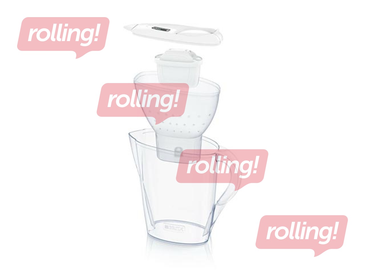 Veefiltrikann Brita Marella, Mxpro, valge, 2.4l