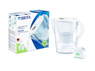 Water filter jug Brita Marella, Mxpro, white, 2.4l