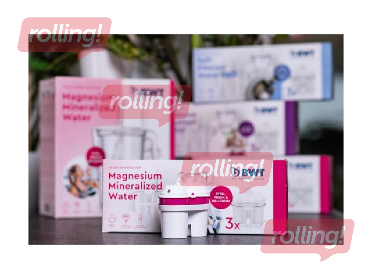 Water filter with magnesium BWT