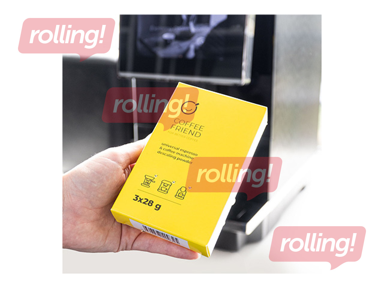 Universāls atkaļķošanas pulveris Coffee Friend Descal, 3 gab.