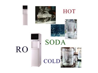 Joogivee ettevalmistamise ja tarbimise seade, SODA DIAMOND 400 (HOT-COLD-RO-SODA)