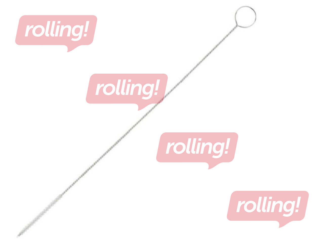 Silicone milk tube cleaning brush 3.5 mm X 300 mm