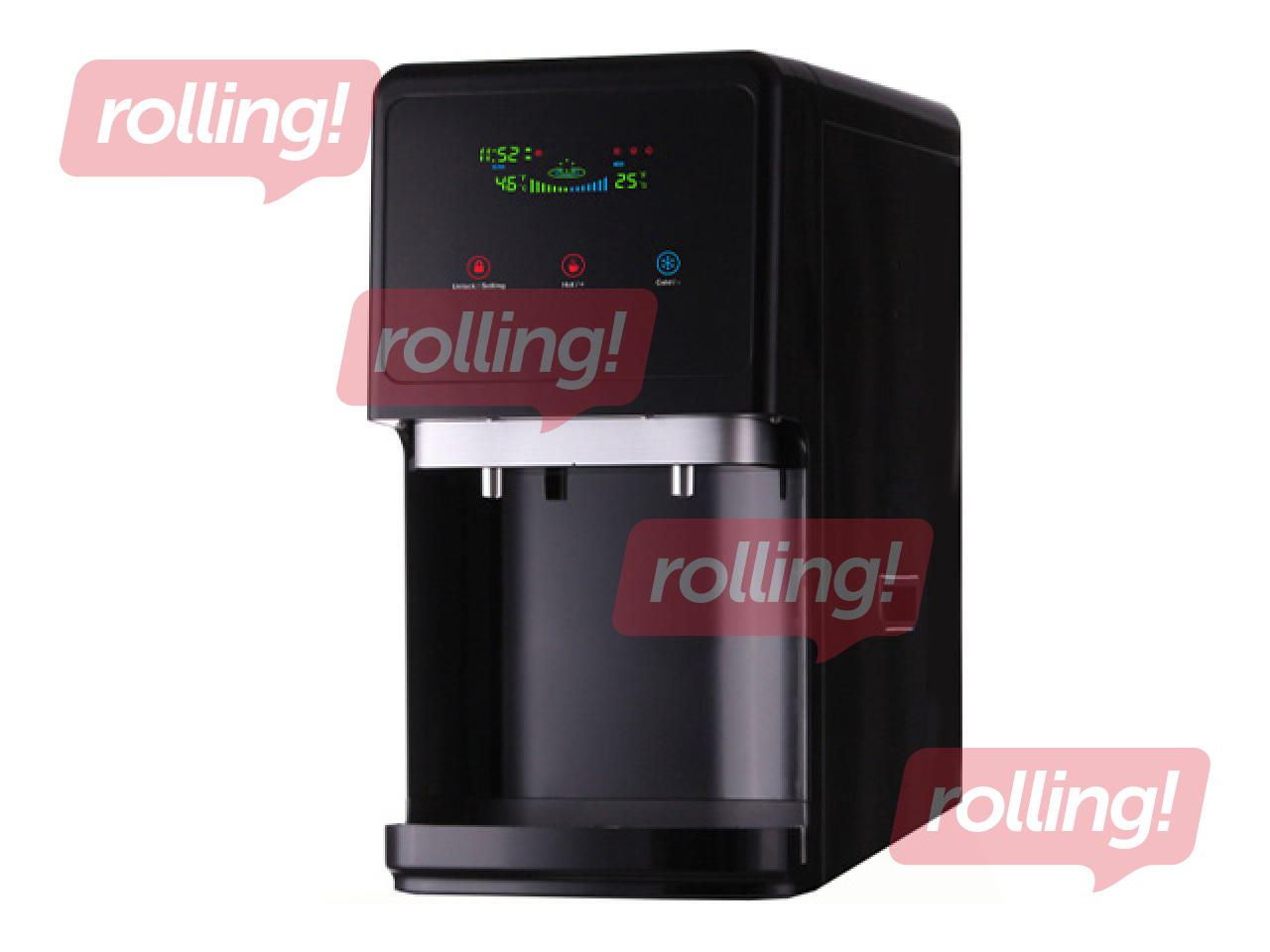 DEMO Joogivee ettevalmistamise ja kasutamise seade, mudel: BLACK PEARL 75 UV-LED (HOT-COLD-RO)