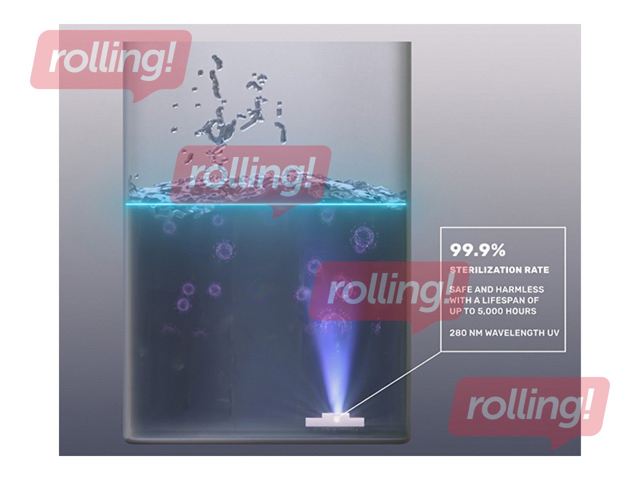 DEMO Joogivee ettevalmistamise ja kasutamise seade, mudel: BLACK PEARL 75 UV-LED (HOT-COLD-RO)