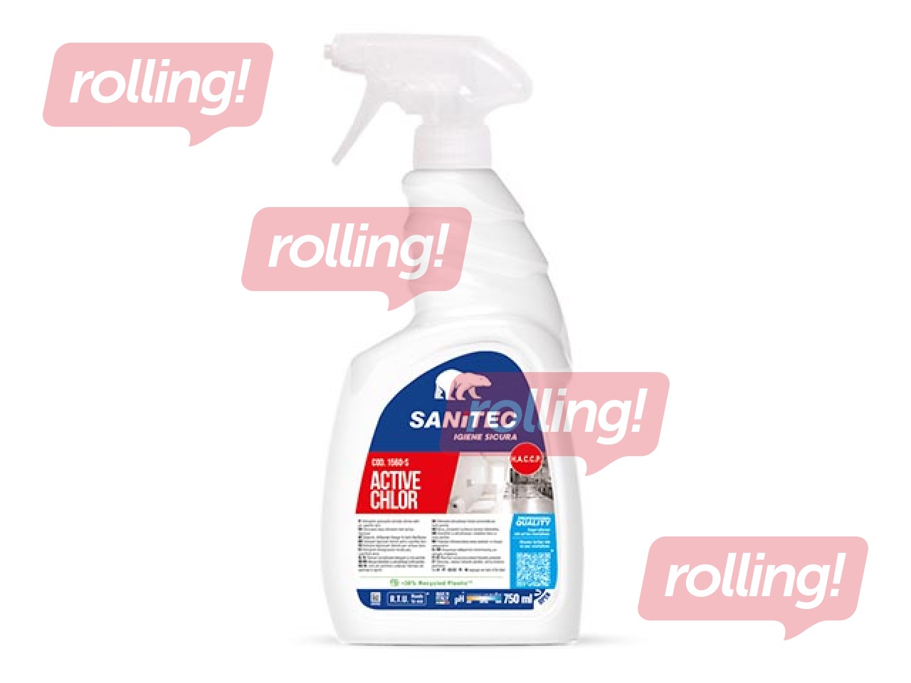 Klooripõhine universaalne pinnapuhasti Sanitec Active Chlor, 750ml