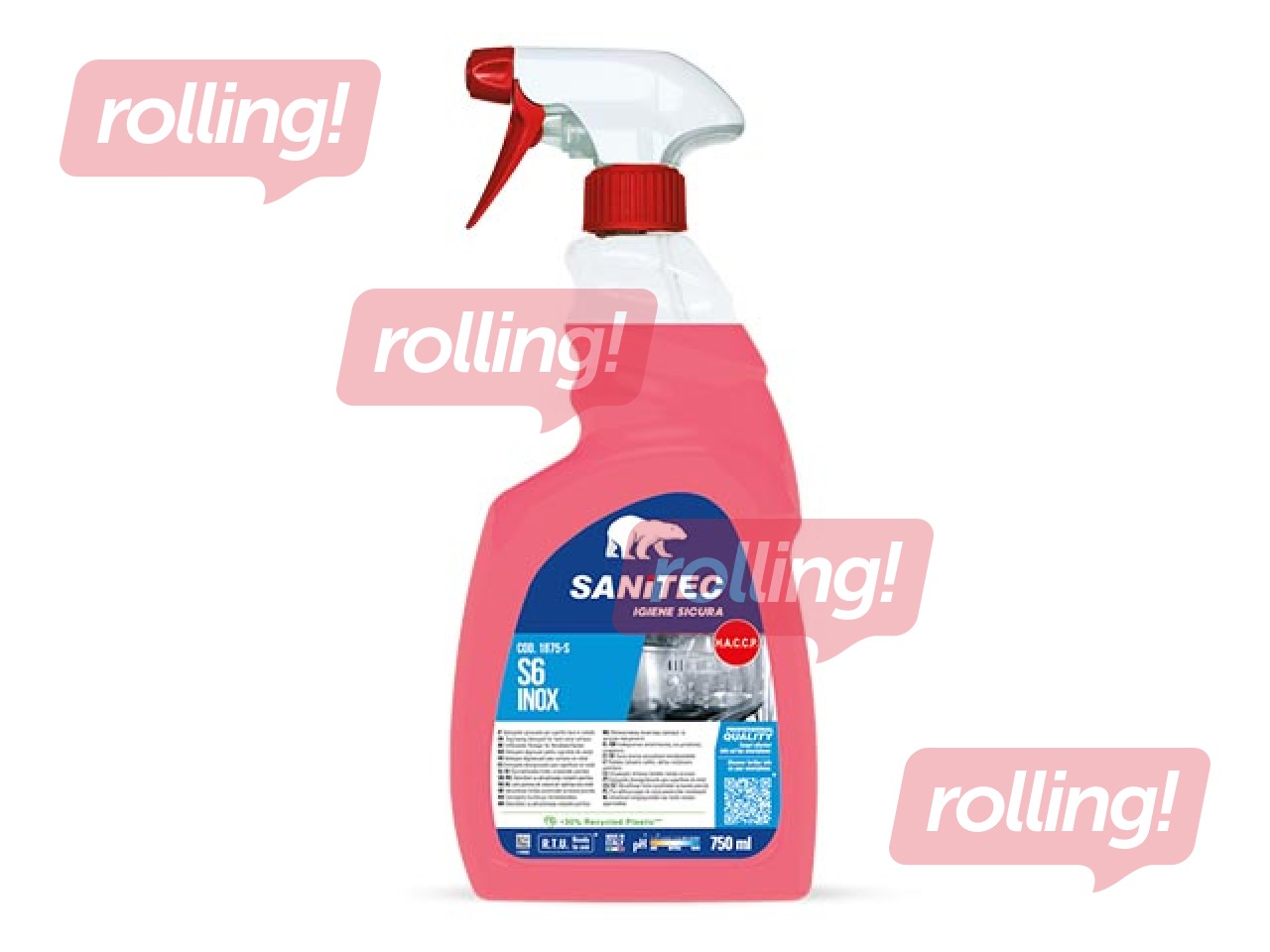 Roostevaba terase puhastaja Sanitec S6 Inox, 750ml