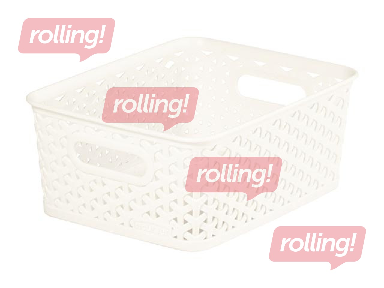 Basket My Style S, 4l, 25.5x19.6x10.3 cm, cream color