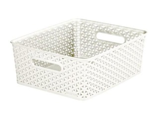 Basket My Style M, 13l, 35.5x29.6x13.3 cm, cream color
