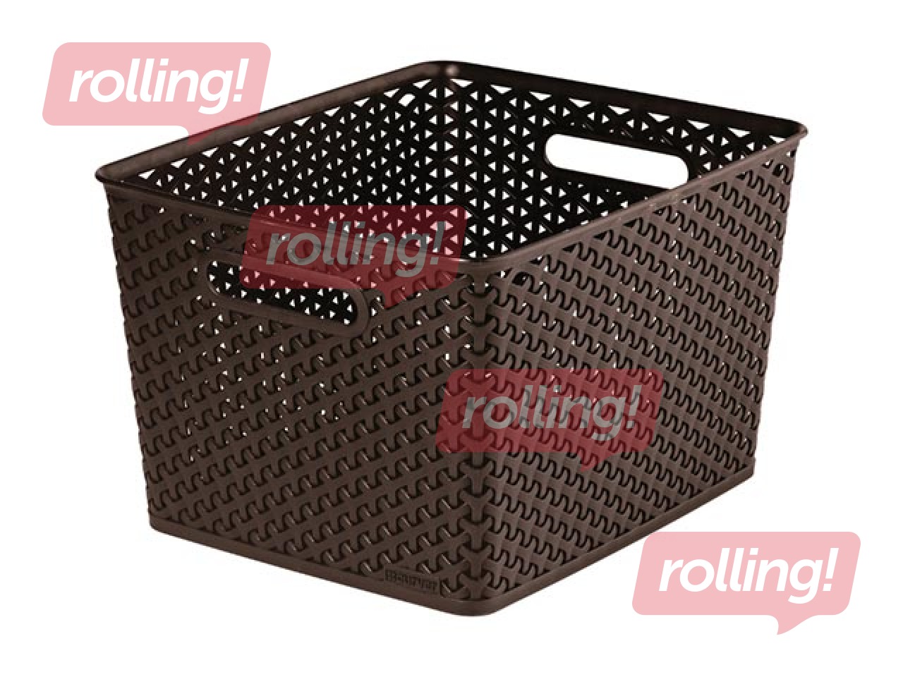 Korv My Style L, 18 l, 35,5 x 29,6 x 22 cm, tumepruun