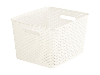 Basket My Style L, 18l, 35.5x29.6x22 cm, cream color