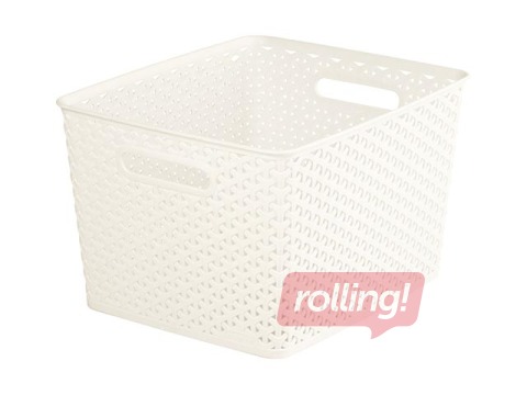 Korv My Style L, 18 l, 35,5 x 29,6 x 22 cm, kreemikas