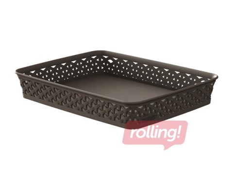 Korv My Style A4, 35,8 x 26,2 x 6 cm, tumepruun