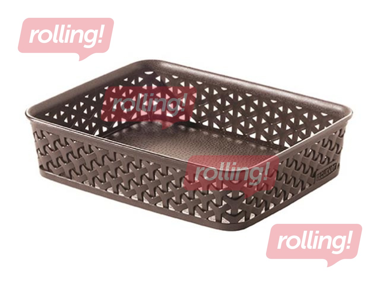 Basket My Style A5, 25.6x20x6 cm, dark brown