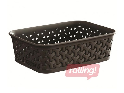 Basket My Style A6, 19.8x14.2x6 cm, dark brown