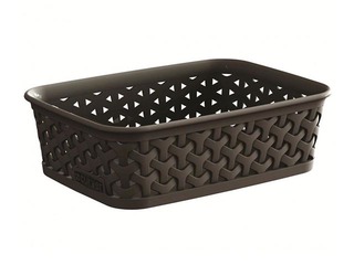 Basket My Style A6, 19.8x14.2x6 cm, dark brown