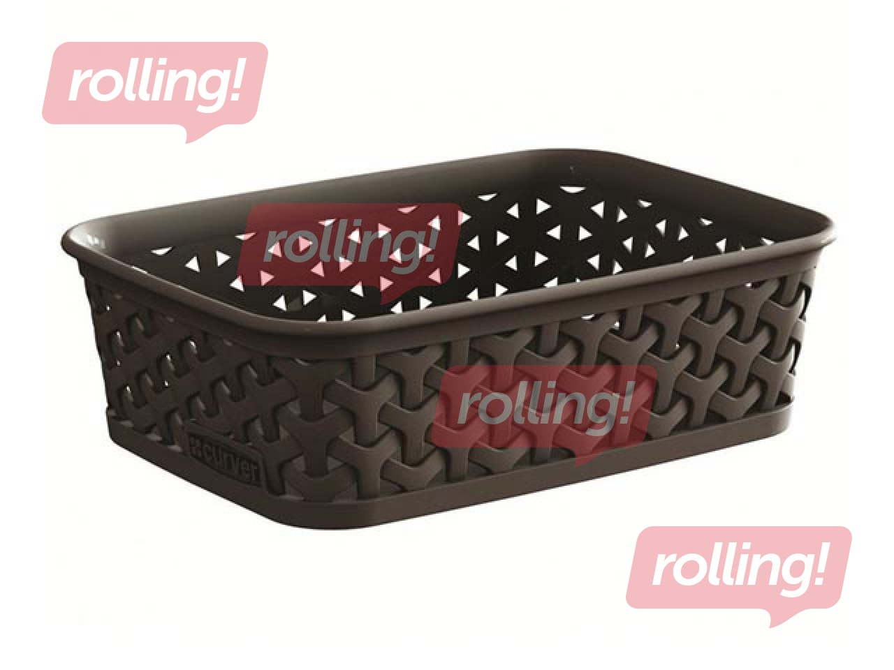 Basket My Style A6, 19.8x14.2x6 cm, dark brown