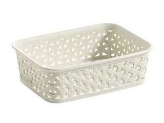 Basket My Style A6, 19.8x14.2x6 cm, cream color