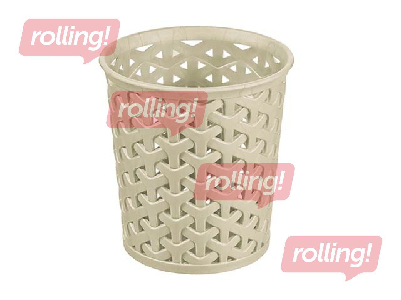 Korv My Style L, ümmargune, 14,4 x 14 cm, kreemikas