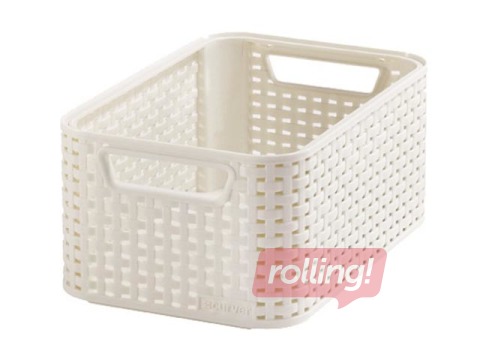 Kast Style S, 28,5 x 19,4 x 13 cm, kreemikas