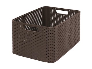 Box Style L, 43.6x32.6x23 cm, dark brown