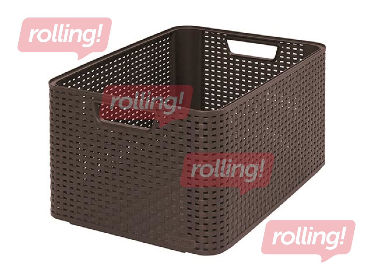 Kast Style L, 43,6 x 32,6 x 23 cm, tumepruun