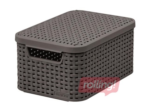 Kaanega kast Style S, 29,1 x 19,8 x 14,2  cm, tumehall