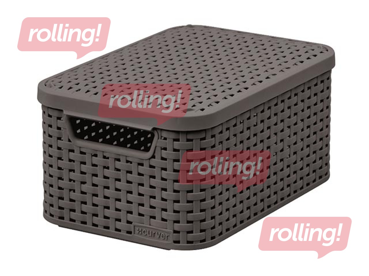 Kaanega kast Style S, 29,1 x 19,8 x 14,2  cm, tumehall