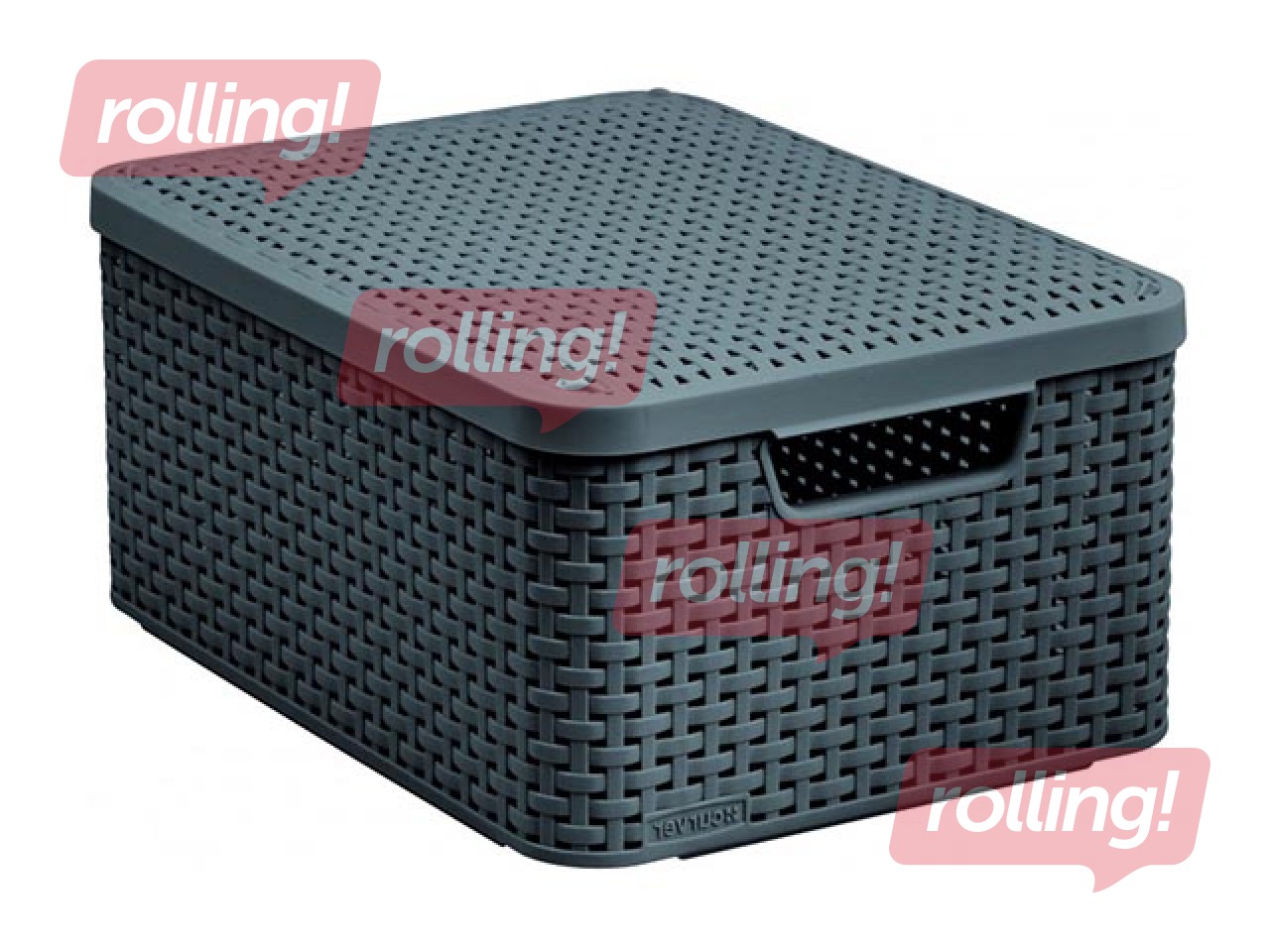 Kaanega kast Style M, 39,3 x 29,3 x 18,7 cm, tumehall