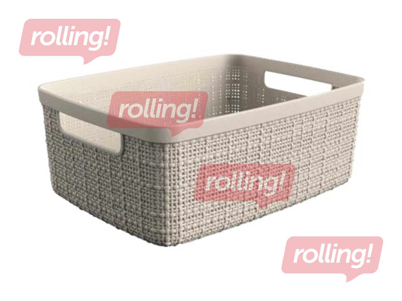 Hoiukorv Jute S, 5 L, kreemikas