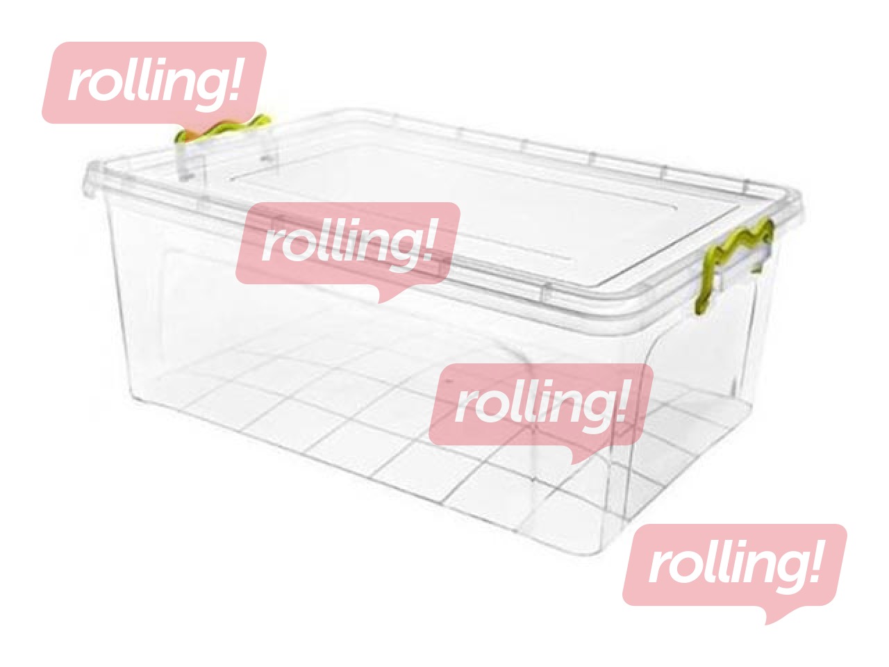 Storage box with lid STRONG BOX, 9.2l