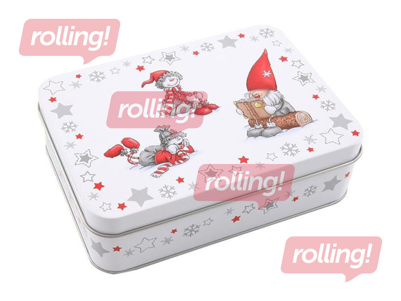 Christmas Metal Box, 14×10×4.2cm