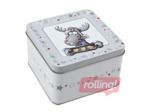 Metallkarp põhjapõdra kujundusega, 10.5×10.5×6.8cm