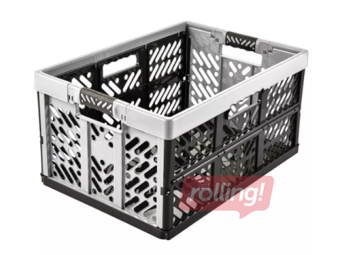 Kast Keeeper, kokkupandav, hall, must, 45l