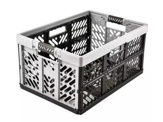 Kast Keeeper, kokkupandav, hall, must, 45l