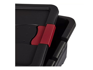 Uzglabāšanas kaste Keeeper Eckhart, ar vāku, pelēka, 79.5×39.5×17cm, 33l