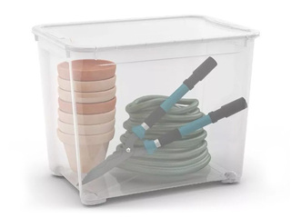 Hoiukast Curver T Box XXL, kaanega, läbipaistev, 70l