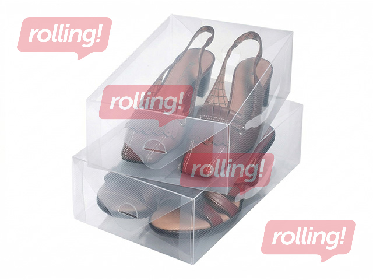 Shoe storage box Ordinett, Top Class, 34x21x13cm, 2 pcs.