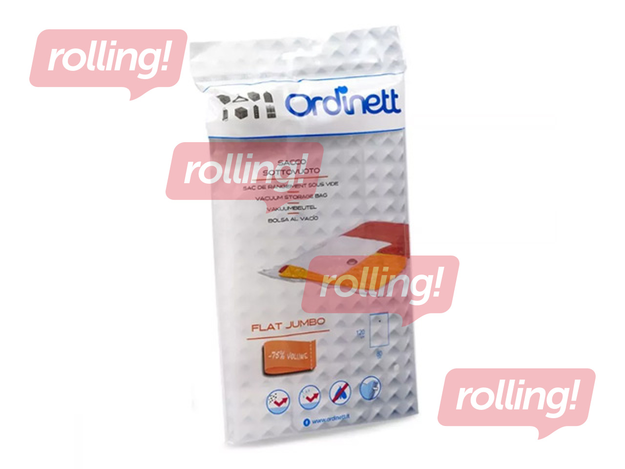 Vaakumkott Ordinett, Ordispace Flat Jumbo, 80x120cm