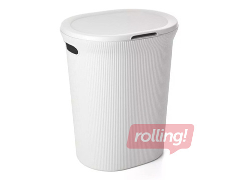 Pesukorv Tatay Baobab, kaanega, valge, 40l