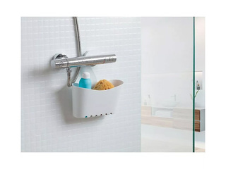 Vannitoariiul Tatay, riputatav, valge, 25x9x28cm