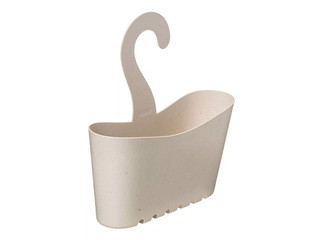 Полка для ванной комнаты Tatay Ecohome, подвесная, бежевая, 25x9x28cm