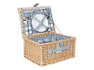 Picnic basket Gino, for 4 persons, 40x30x20cm