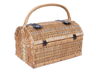Piknikukorv Gino, 4 inimesele, käepidemega, 47x31x23/28/38cm