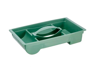 Hoiukast Keeeper Patryk Winnie the Pooh, kaane ja organisaatoriga, läbipaistev, roheline, 40x24x14cm