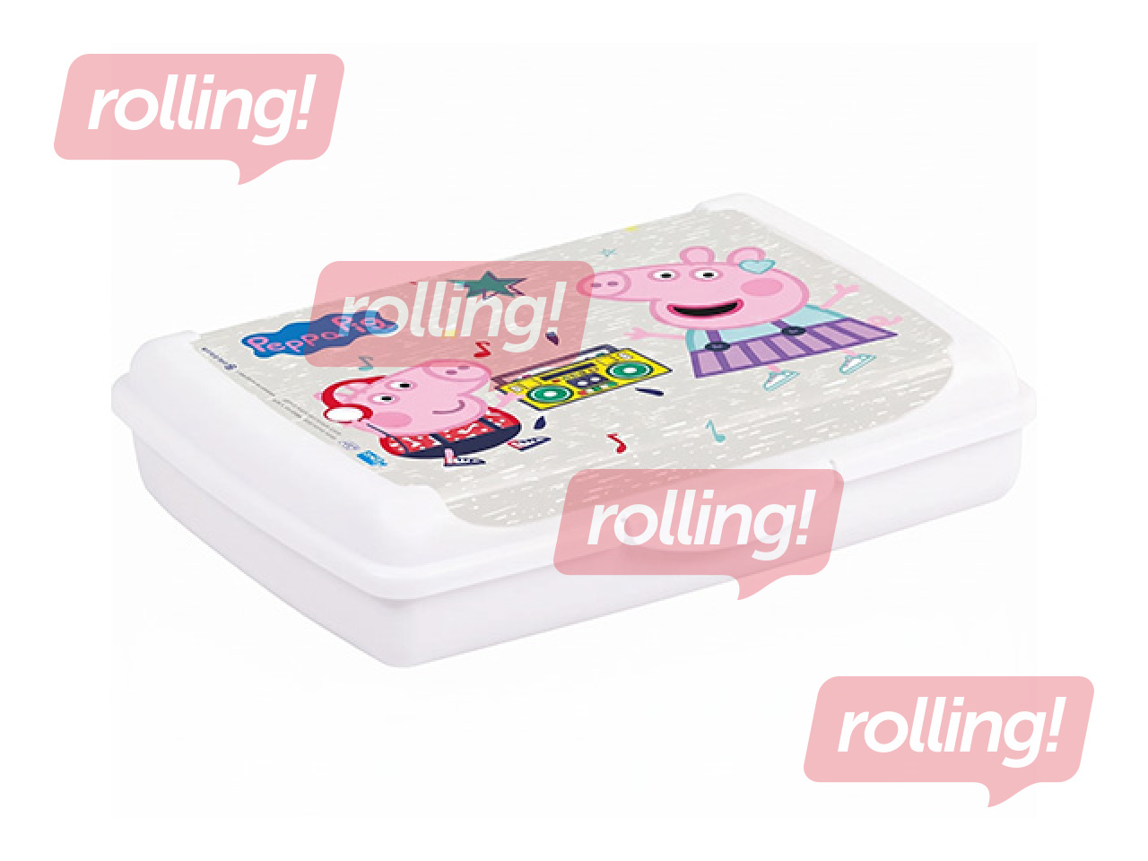 Food storage container Keeeper Olek Peppa Pig, white, 500ml